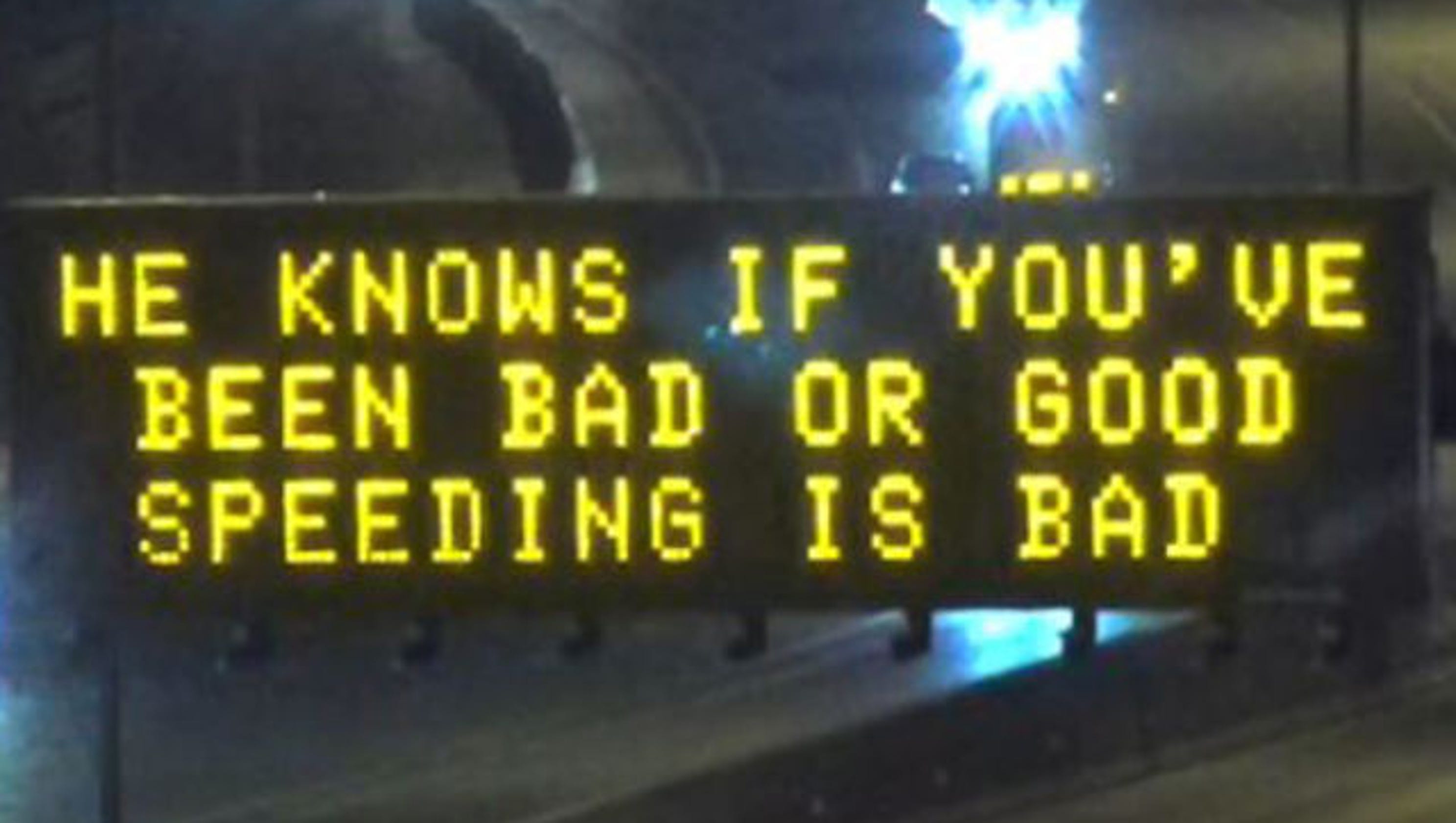 Funny ADOT freeway signs