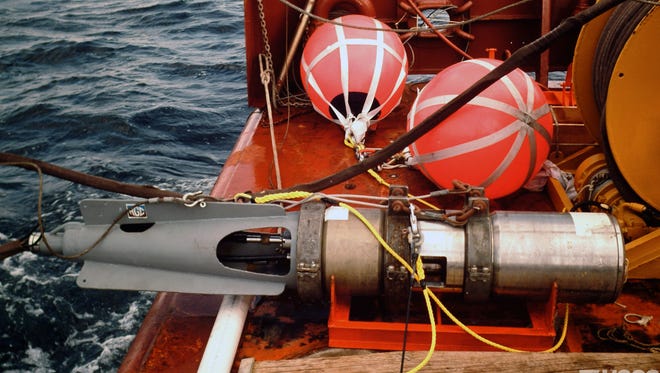 An example of an airgun used in seismic testing.