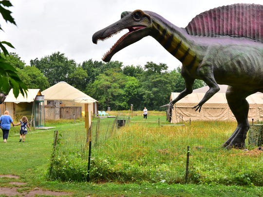 overpeck dinosaur exhibit