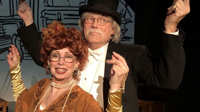 Evelyn Rudie and husband Chris DeCarlo, artistic directors at the Santa Monica Playhouse, in Santa Monica, California.