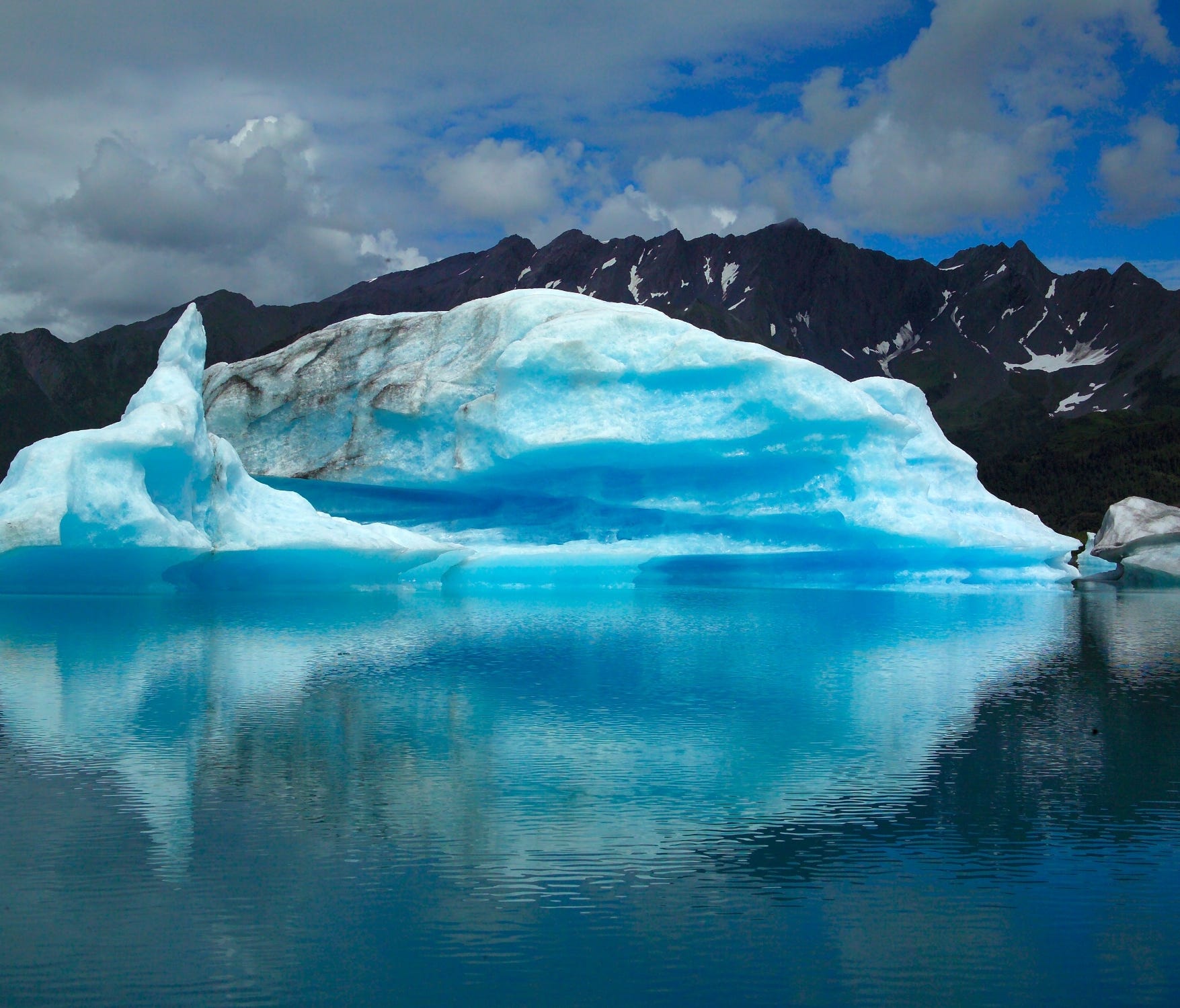 You'll find plenty of ice at Kenai Fjords National Park on the edge of the Kenai Peninsula in south-central Alaska, near Seward, where 40 glaciers are the main attraction.
