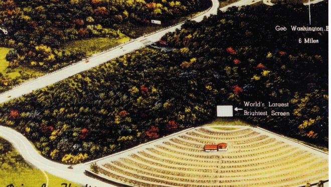 The Paramus Drive-In movie theater was a fixture near Garden State Plaza until the late 1970s.