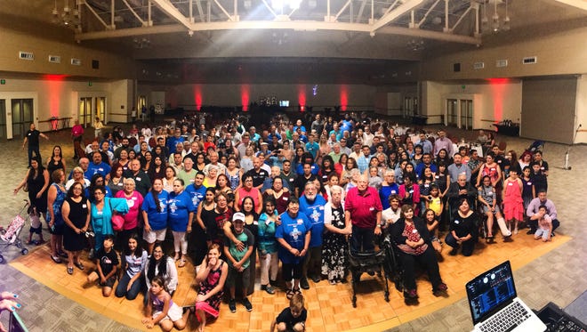 Silva family reunion in Las Cruces, August, 2017.