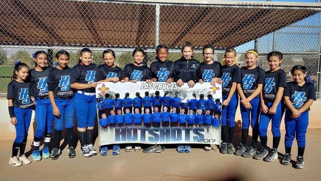 The Las Cruces Hot Shots was the only team from New Mexico to compete in a weekend 10-and-under girls softball tournament in Las Vegas, Nevada. The Hot Shots finished third out of 32 teams.