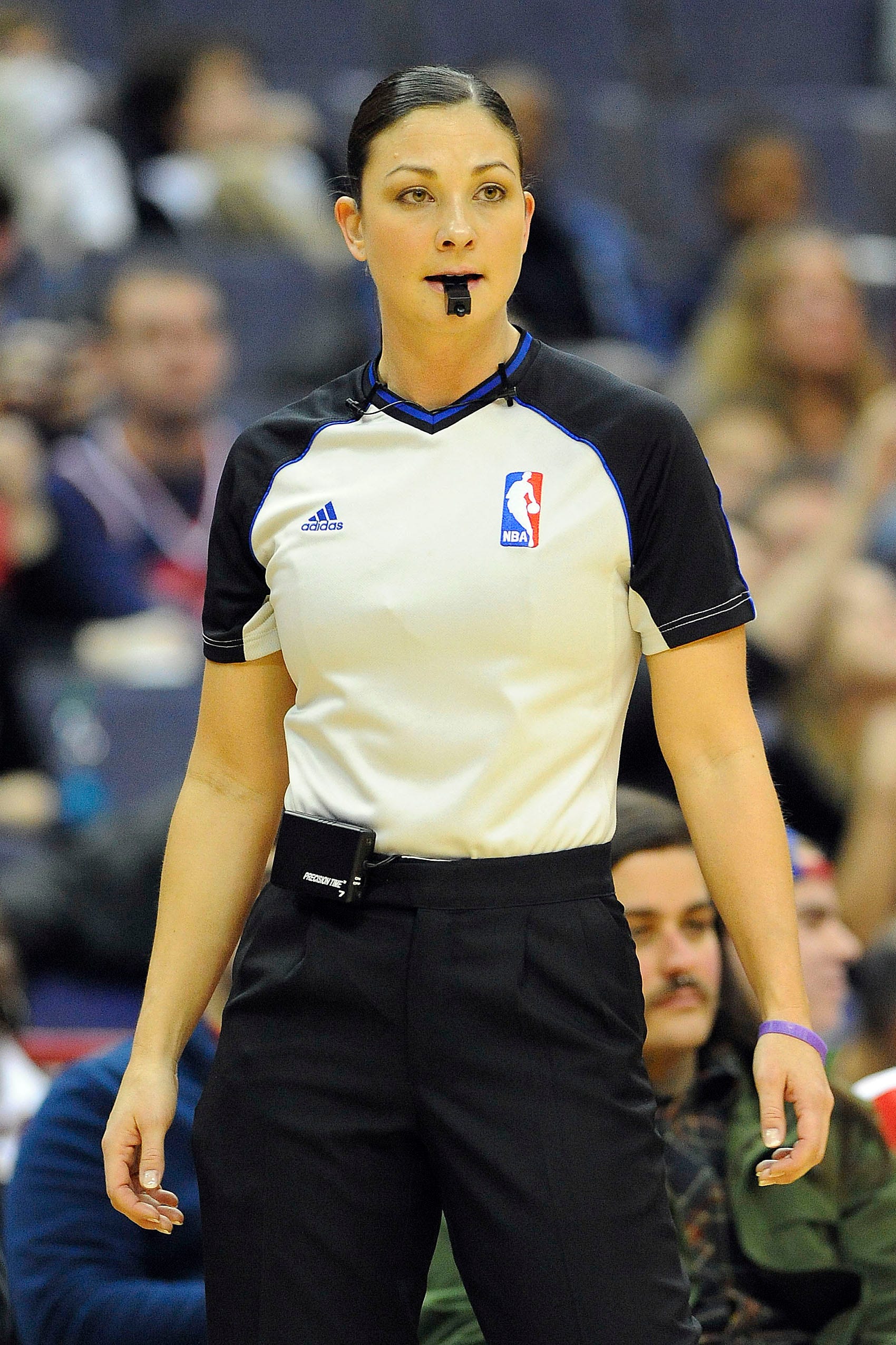 Lauren Holtkamp unfazed on being NBA's third full-time female referee