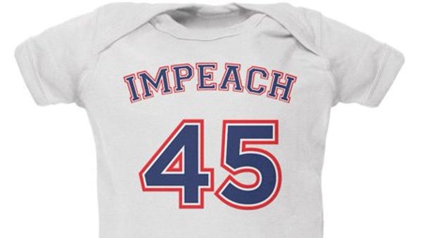 Walmart is selling "Impeach 45" baby clothing.