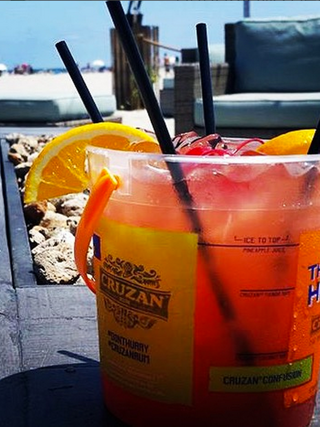 Bucket Cocktails Are Hot At Shore S Beach Bars.