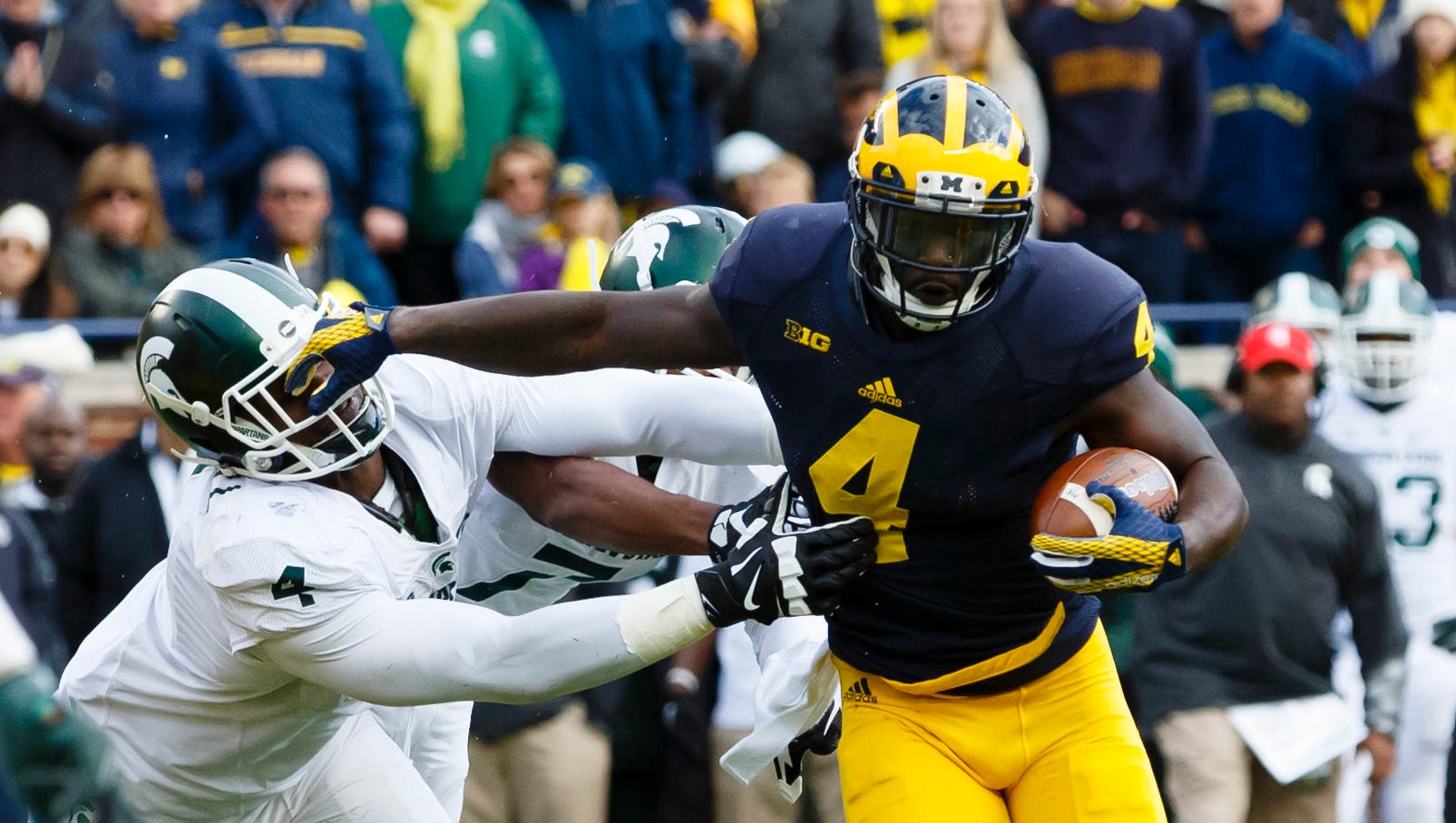 No 4 Michigan State Beats No 14 Michigan In Shocking Fashion