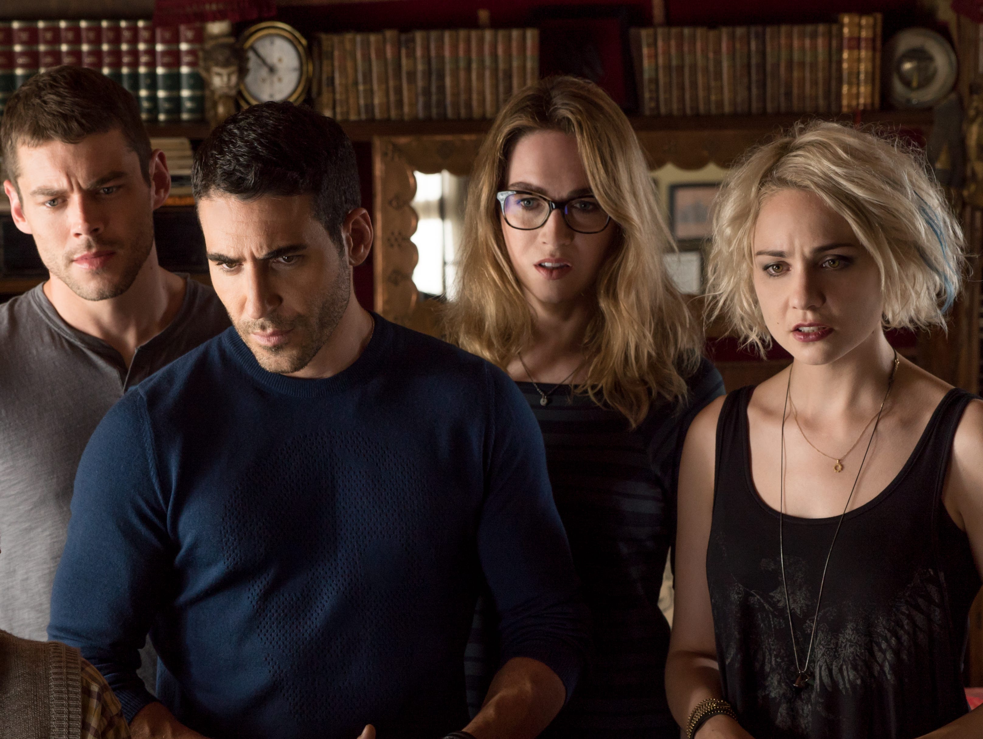 Brian J. Smith, back left, Miguel Ángel Silvestre, Jamie Clayton and Tuppence Middleton formed half of the interconnected group knows as Sense8s.