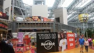 Hard Rock Cafe is scheduled to open in mid-August at Mall of America