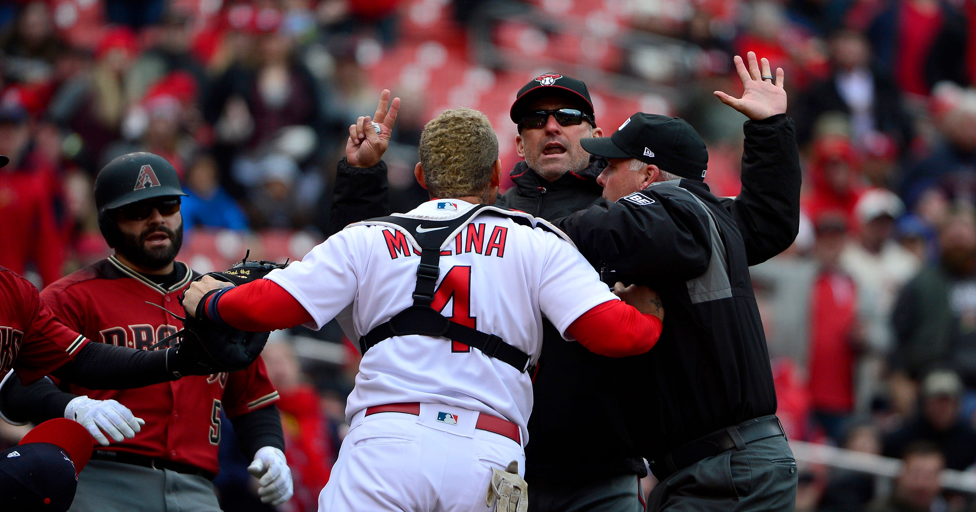Mlb Brawls Diamondbacks Cardinals Rockies Padres Yankees Red Sox