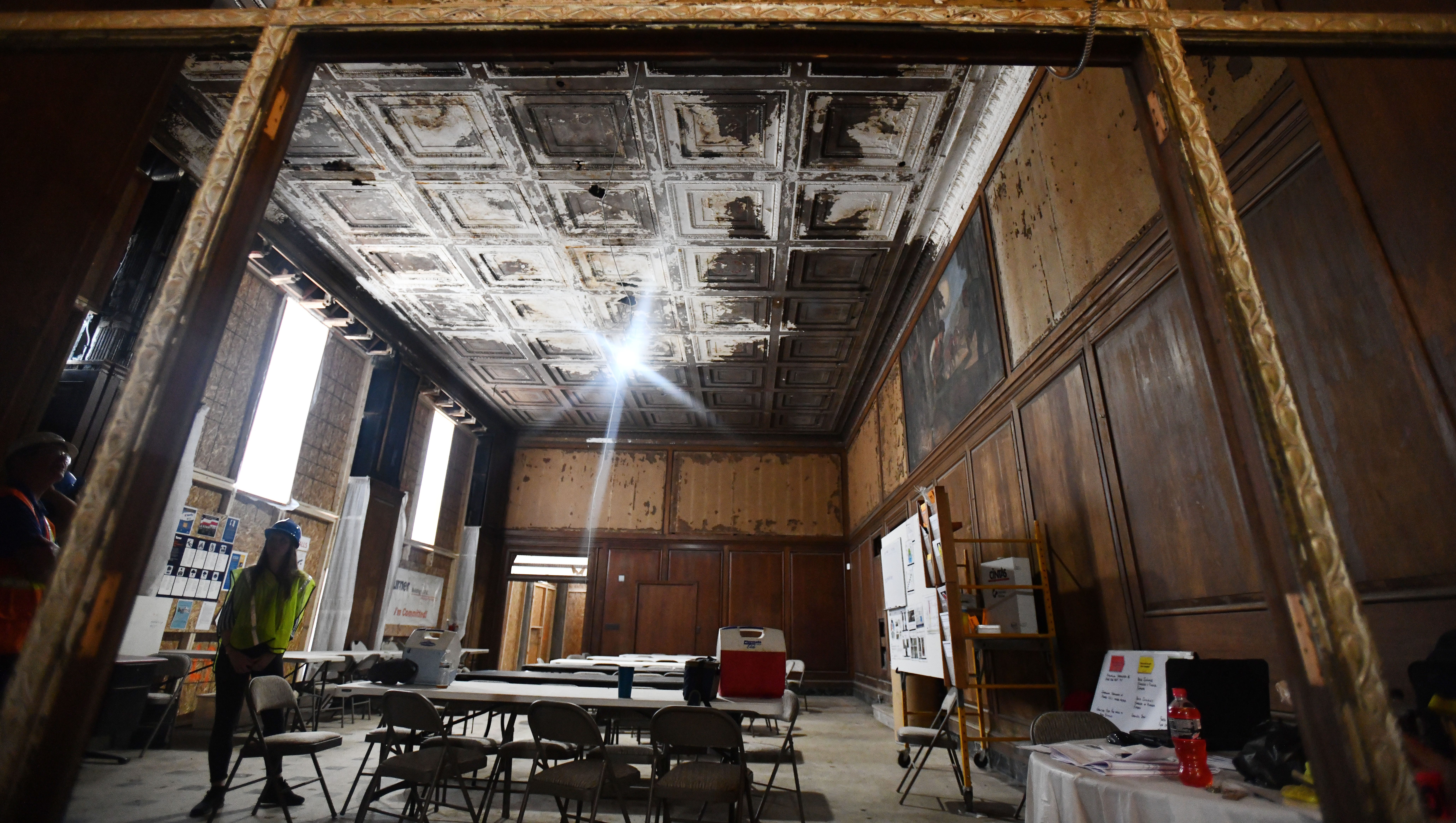 Renovations Underway At Former Detroit Free Press Building