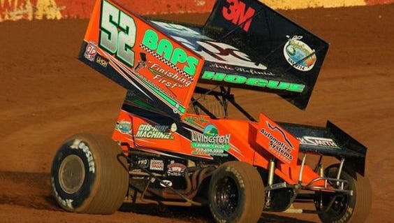 During the season-ending banquet for Lincoln Speedway, Dover's Austin Hogue was awarded the Harry Fletcher Sportsmanship award.
