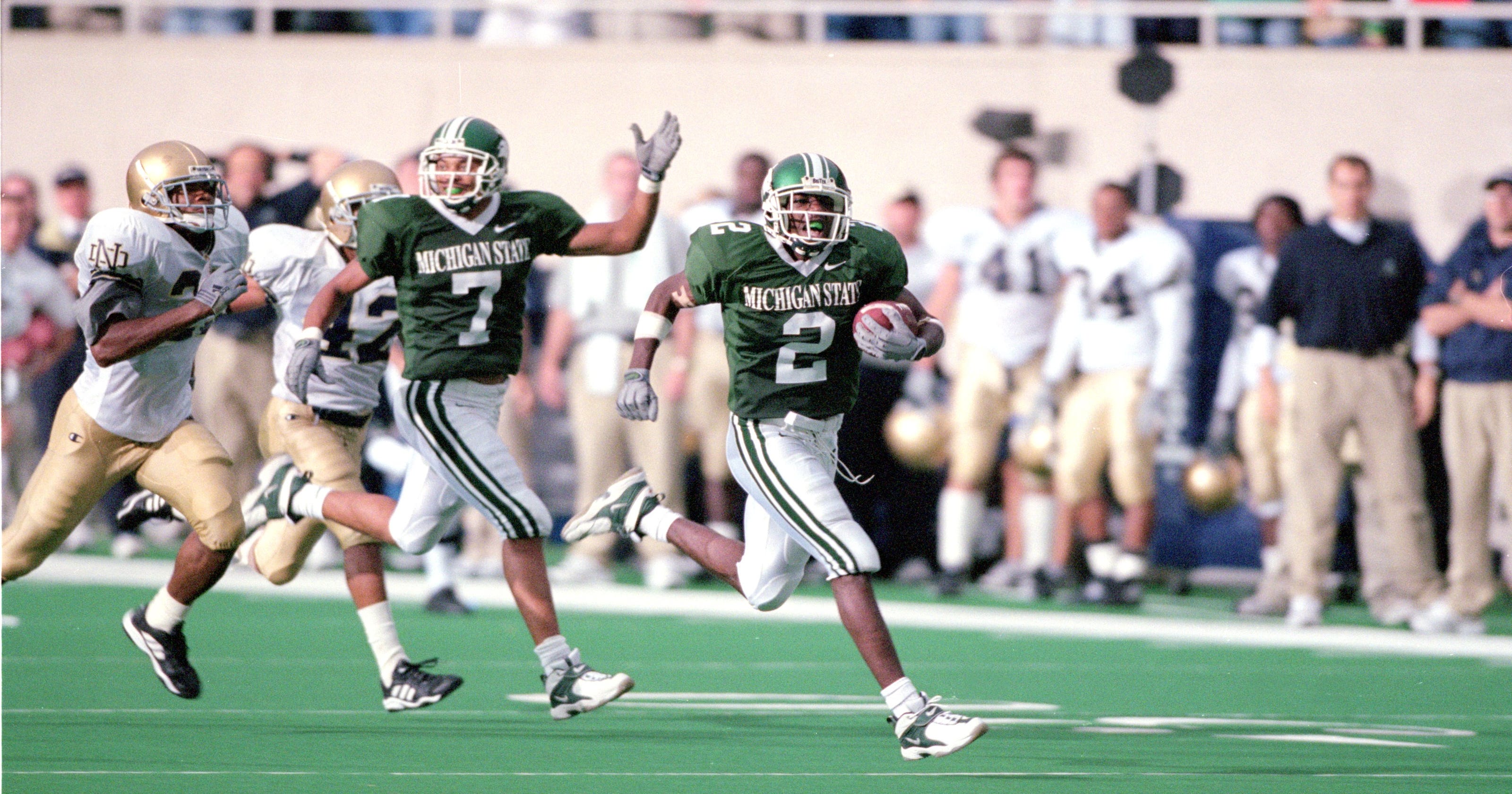 Michigan State Football Connection With Herb Haygood Chuck Brantley