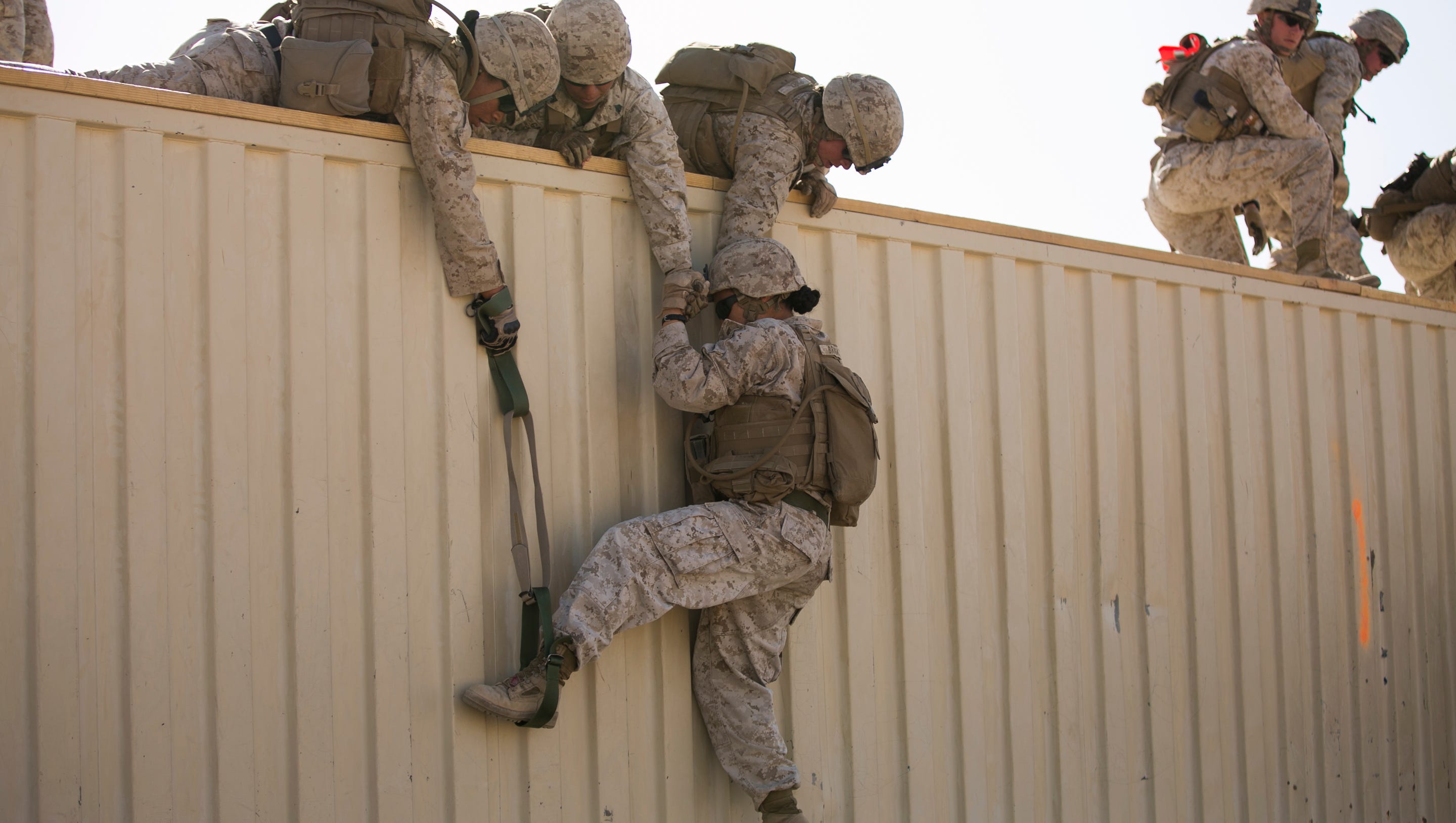 Marine Study Finds All Male Infantry Units Outperformed Teams