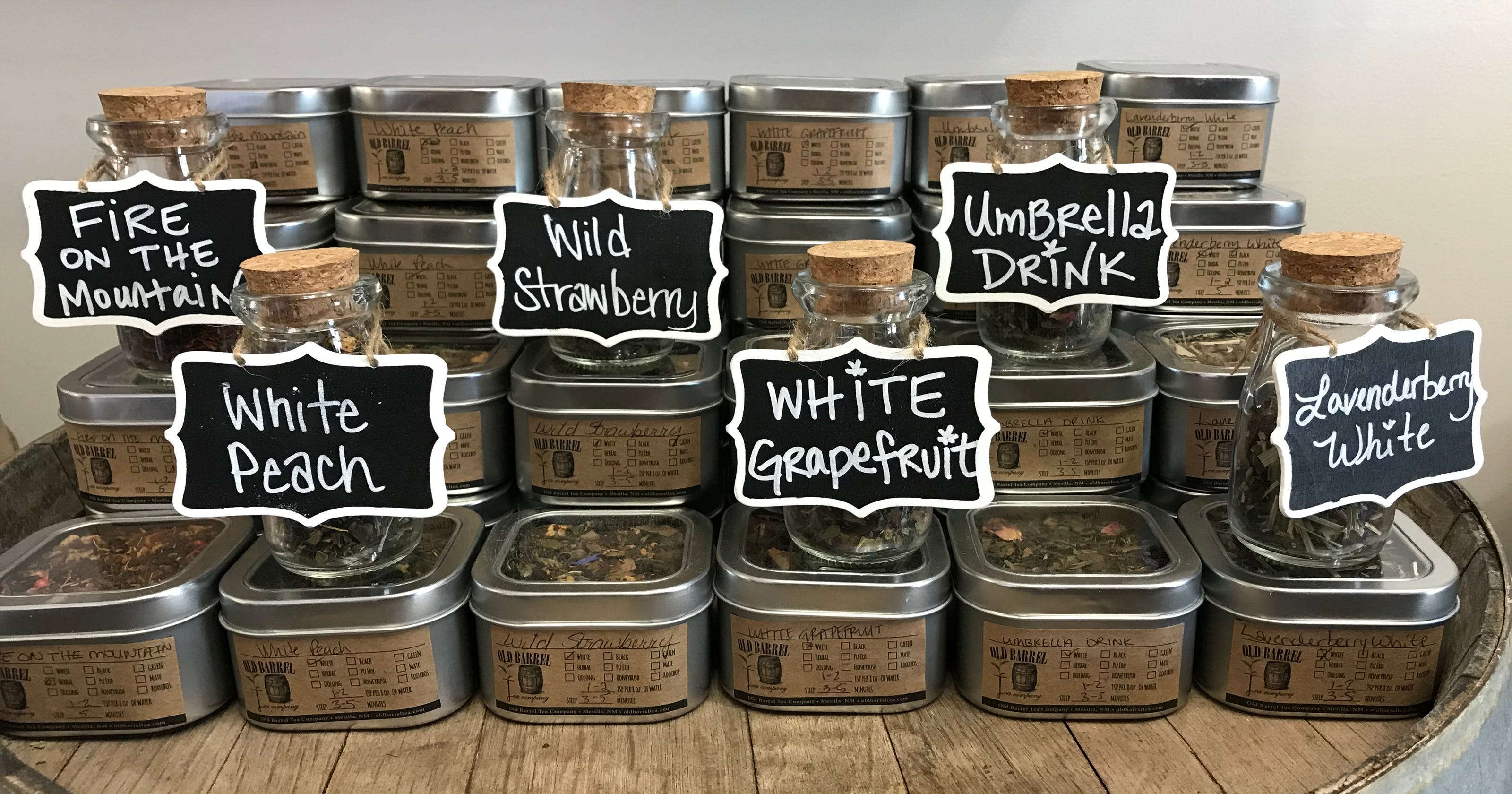 It's tea time at Old Barrel Tea in Mesilla