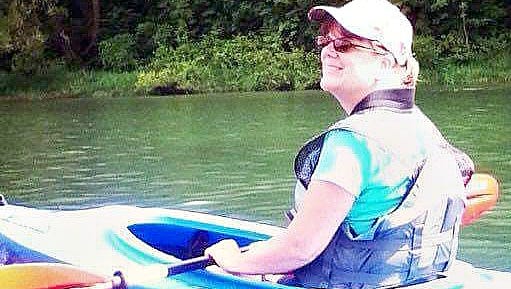 Bonnie Keenan feels herself drawn to prayer during the quiet times in a kayak.
