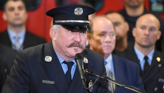 Detroit Fire Fighter Association President Mike Nevin