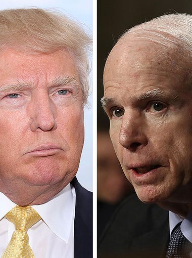 Image result for trump insults mccain