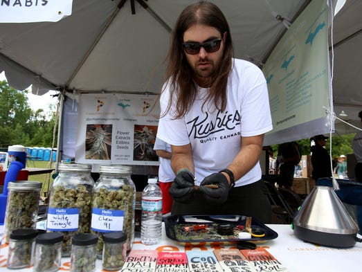Malek Noueiry of Denver, CO and co-owner of Kushie's