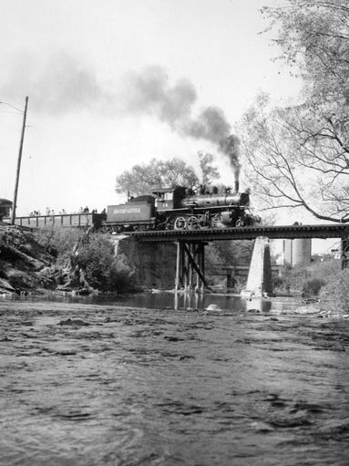 In this photo from 1969, the Arcade & Attica Railroad