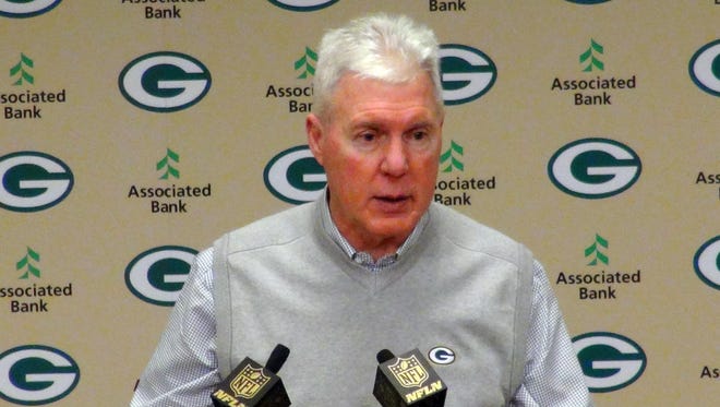 Green Bay Packers GM Ted Thompson talks about the Packers’ 2015 first-round draft pick Damarious Randall on April 30.