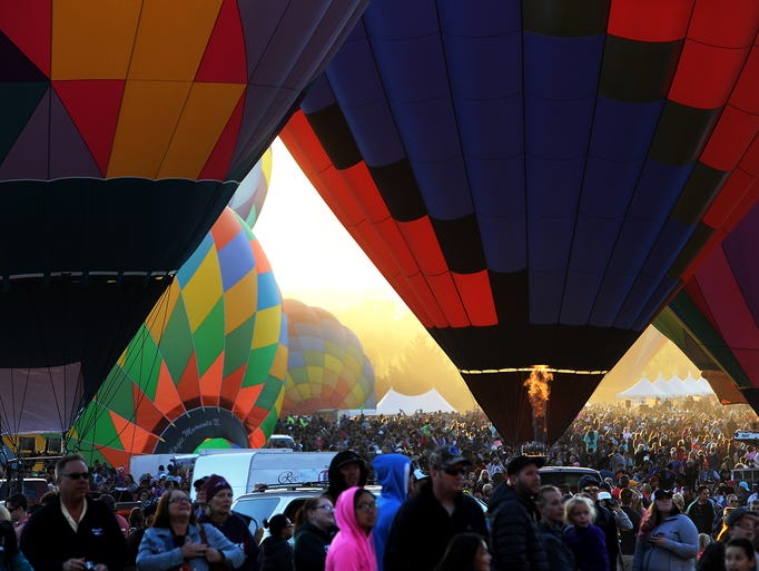 Day 2 of the Great Reno Balloon Race in Rancho San