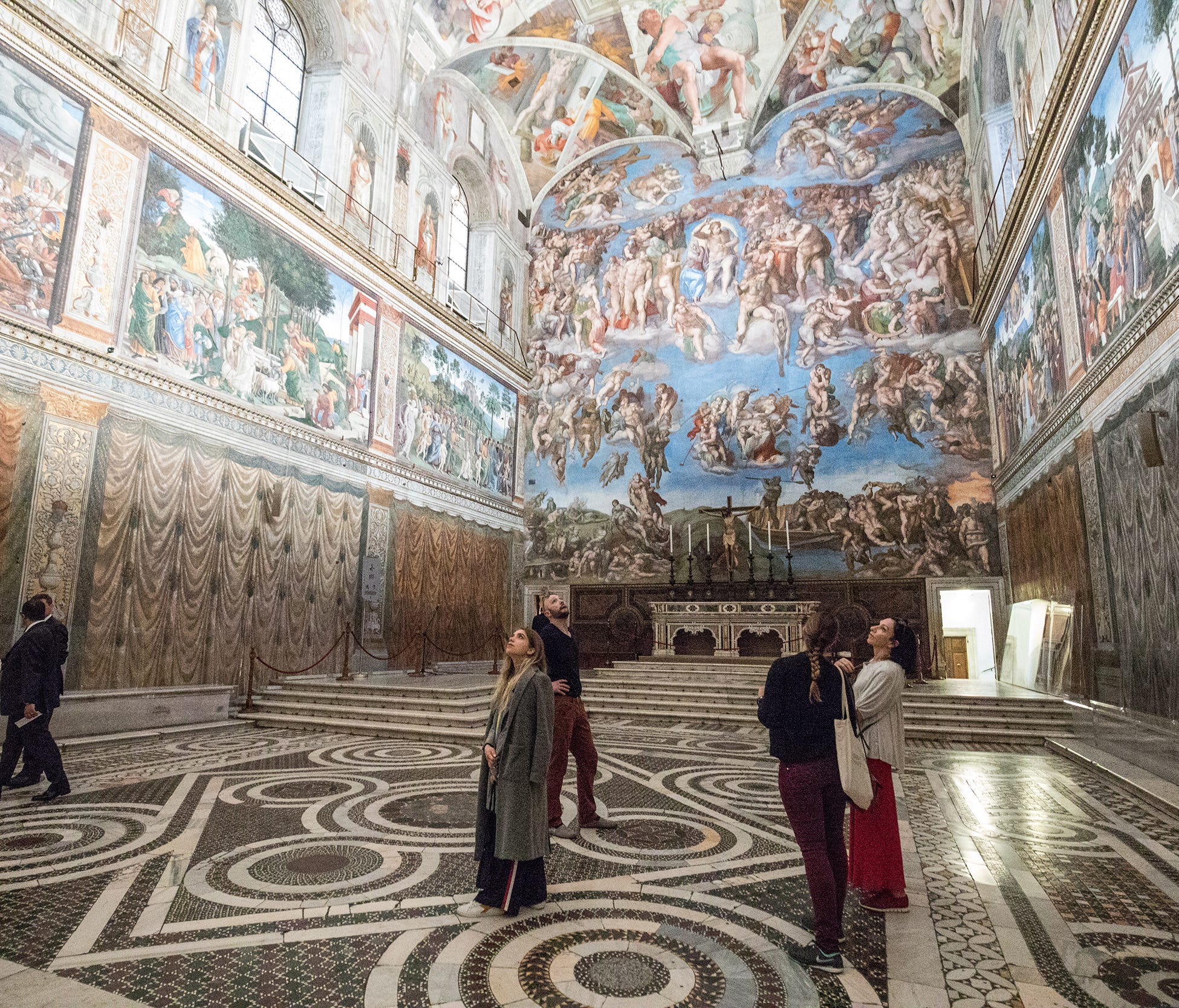 The Sistine Chapel is Michelangelo's masterpiece.