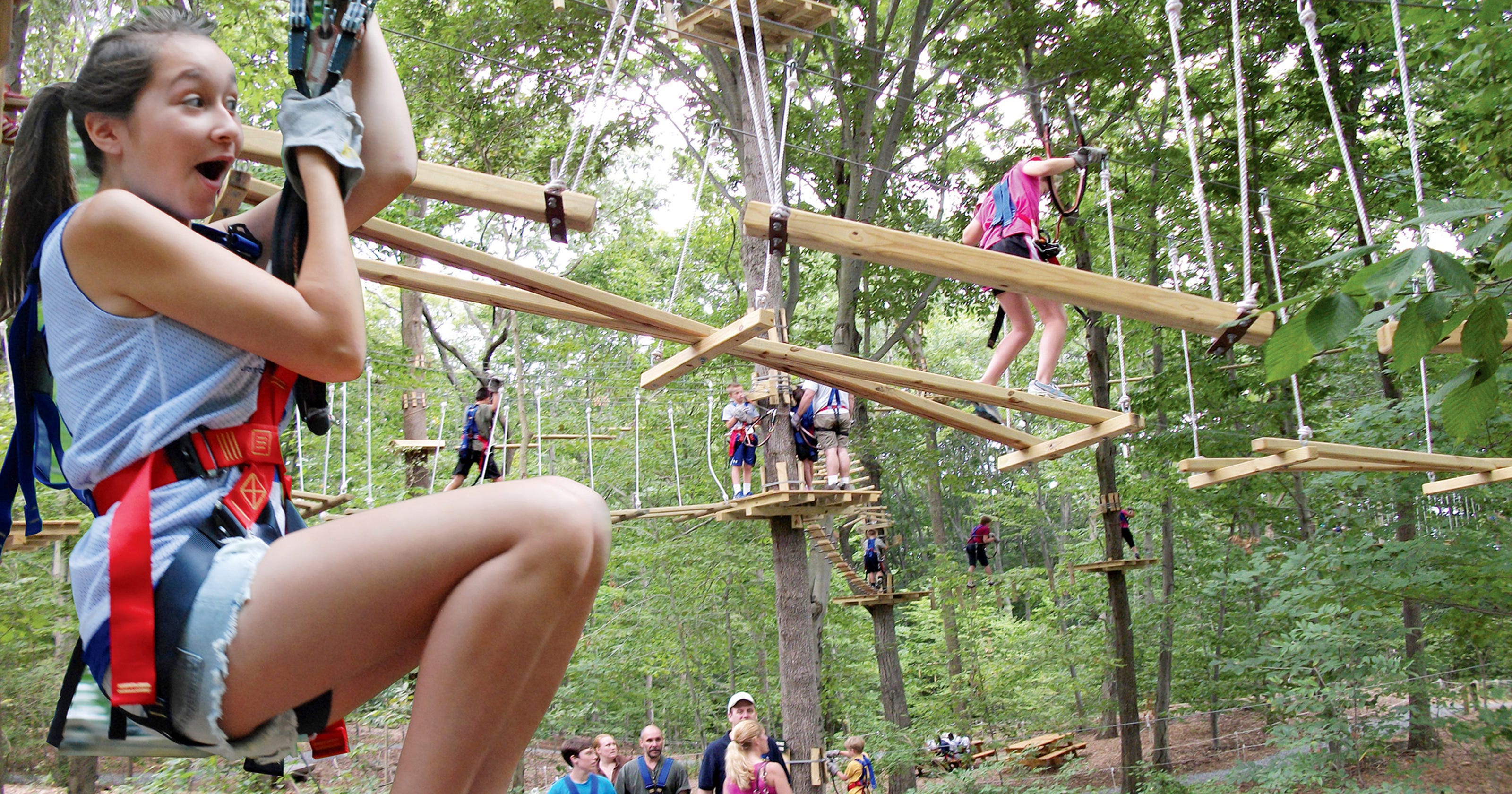Zip line park, Adventure Park at Nashville, opening in ...