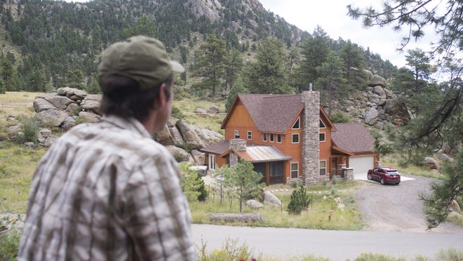 A vacation rental is pictured in the western portion of Estes Park in this file photo.