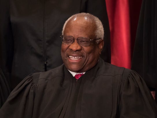 Supreme Court Justice Clarence Thomas had a difficult