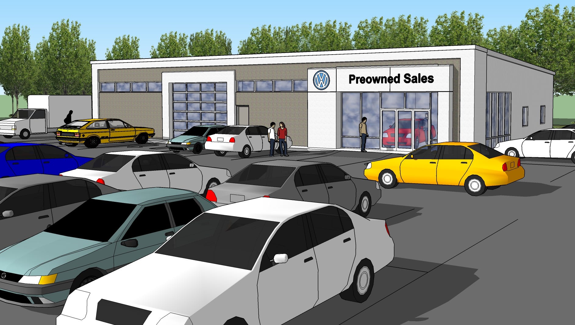 Fairfield Vw Dealership Expanding But First Bar Plaza Must Come Down