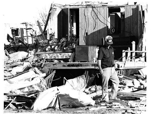 File of damage in Wichita Falls after Terrible Tuesday.