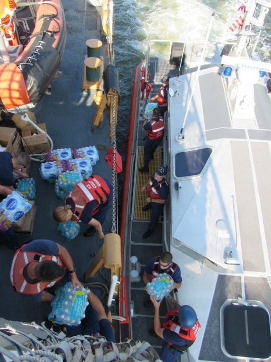 Hurricane Irma update: Coast Guard Cutter Forward delivers 