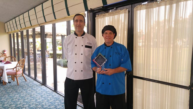 Miles Grant Country Club Chefs Brian Berger, left, and Albert Hetrick.