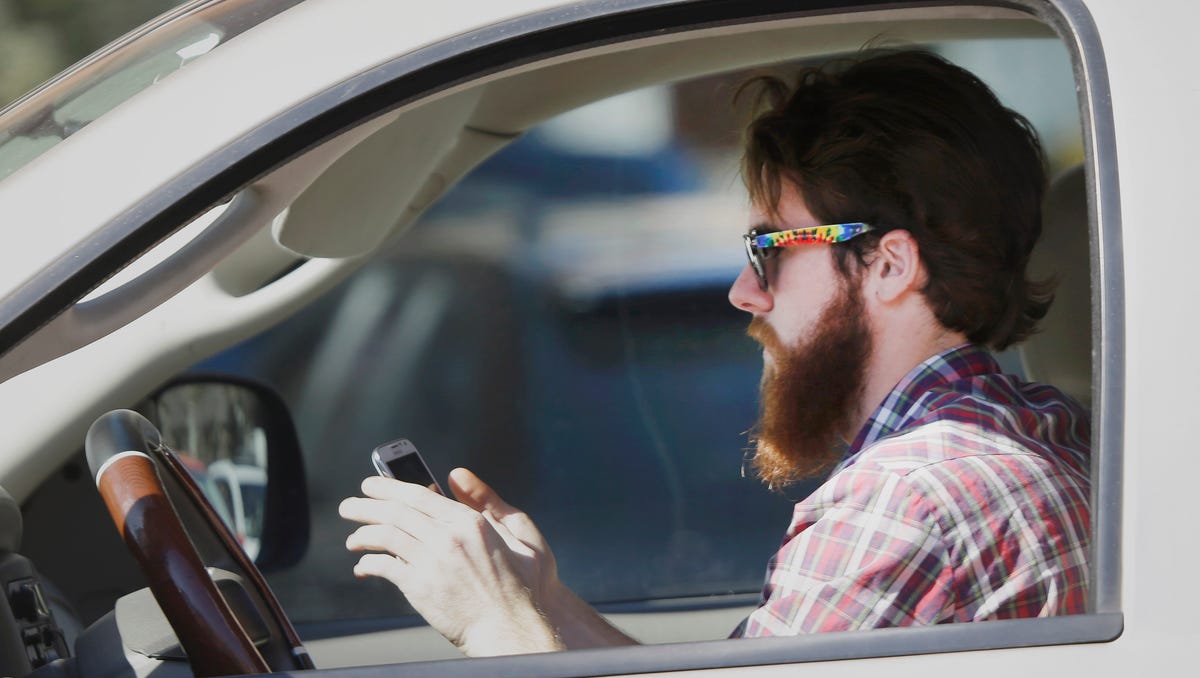 A new survey says that 18% of people admit that they cannot resist the urge to text while driving.