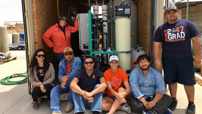 University of Texas at El Paso professor Ivonne Santiago and her students partnered with Solar Smart Living and Industrial Water Services on the humanitarian mission.