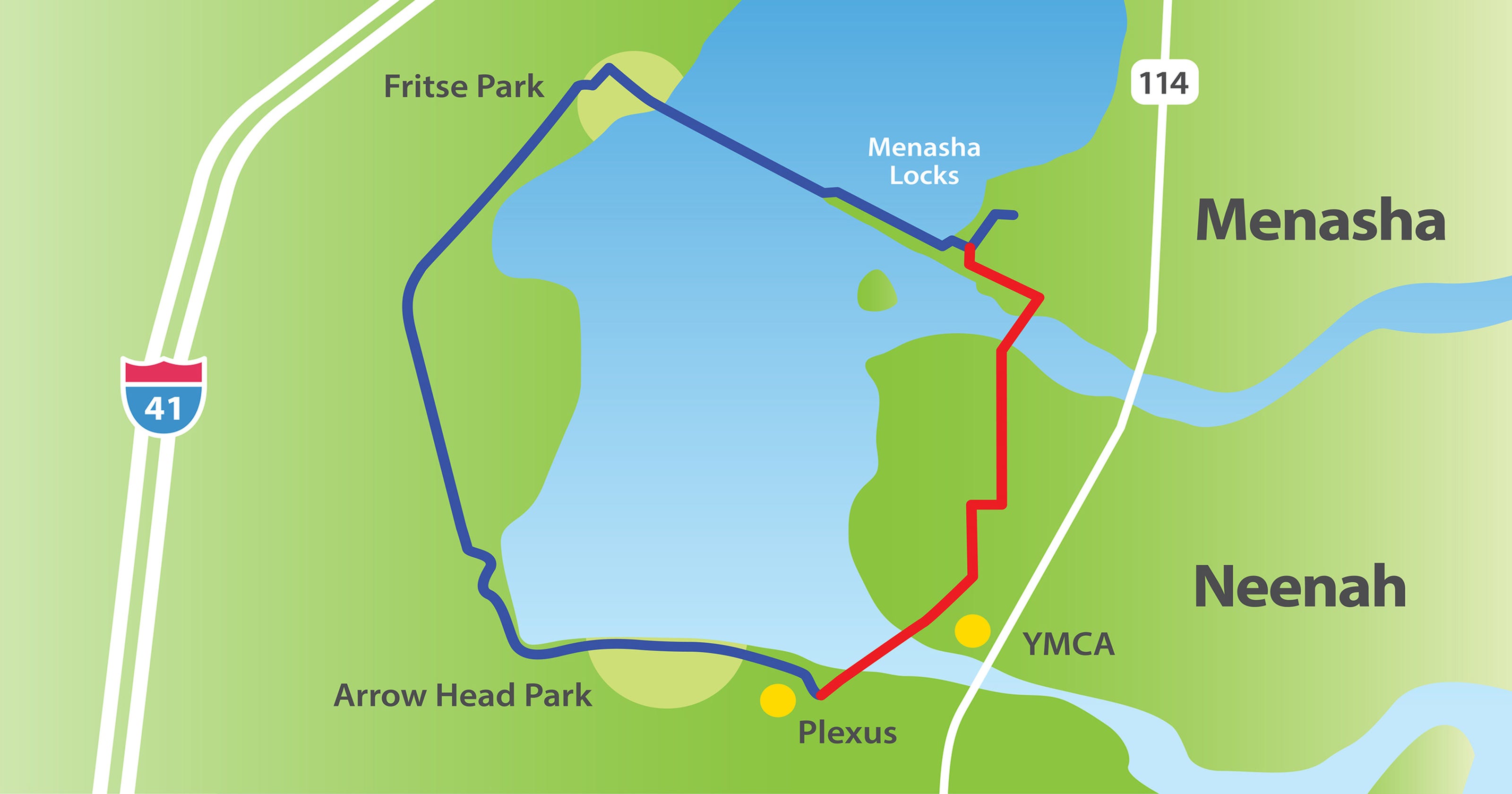 Loop the Lake Neenah, Menasha proceed with rec trail