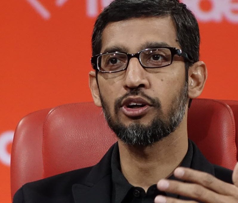 Google CEO Sundar Pichai