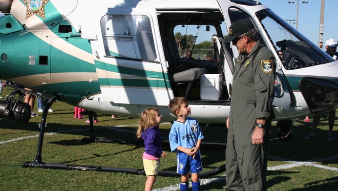 In addition to the usual Fall Festival activities, the CCSA invited the public service agencies to bring equipment to show the age 4 through 16 soccer players.