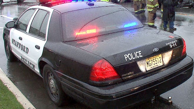 A Stafford police car is seen in this 2010 file photo.