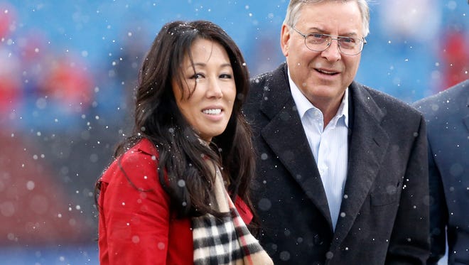 Terry Pegula said Wednesday that discussions about a new stadium for the Bills are non-existent at this point.