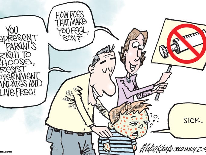 Editorial cartoons: Vaccinations