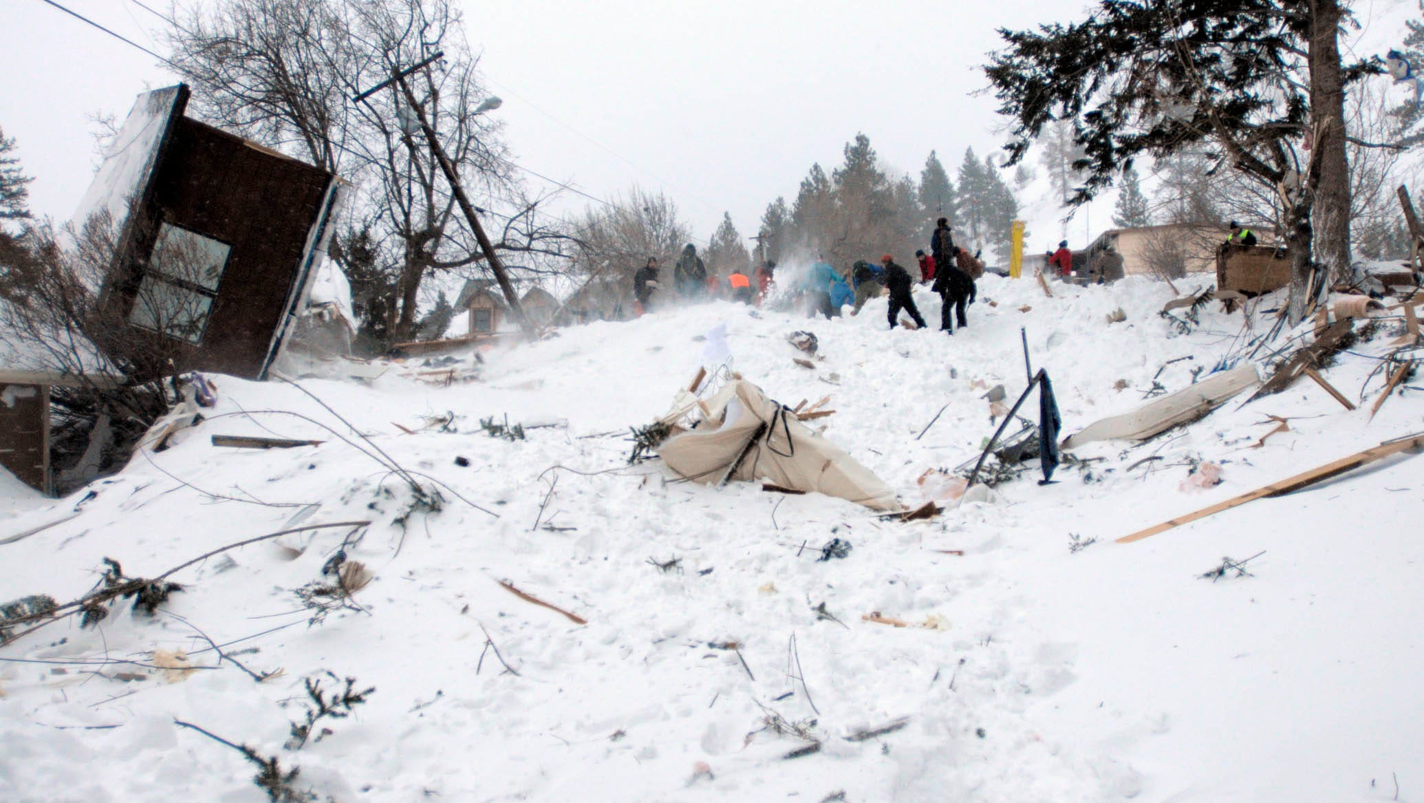 Woman hurt in destructive Montana avalanche dies