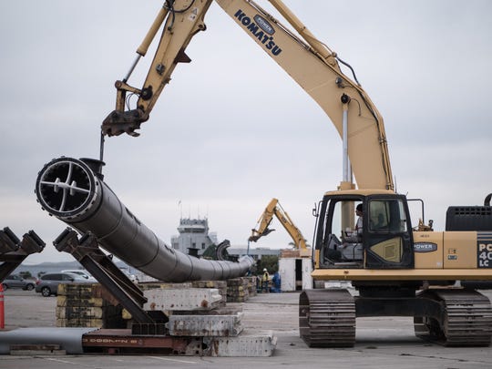 Construction of The Ocean Cleanup Project's passive
