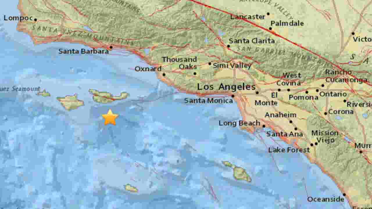 jordskjelv california