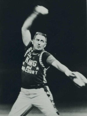 In his younger days, Eddie Feigner could throw a softball over 100 mph.