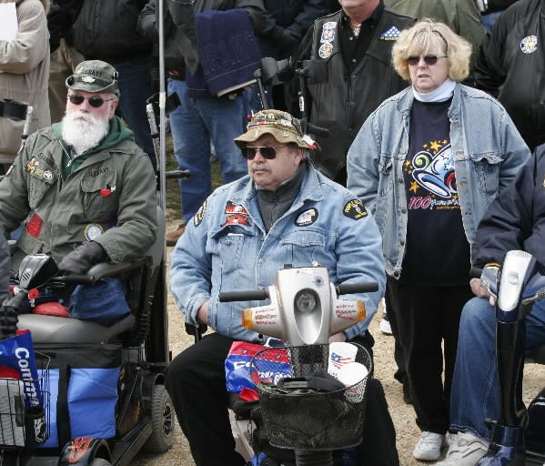 Veterans on the National Mall in 2007