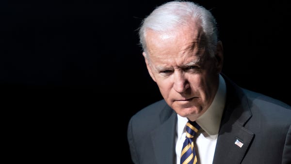 Former Vice President Joe Biden, speaks during...