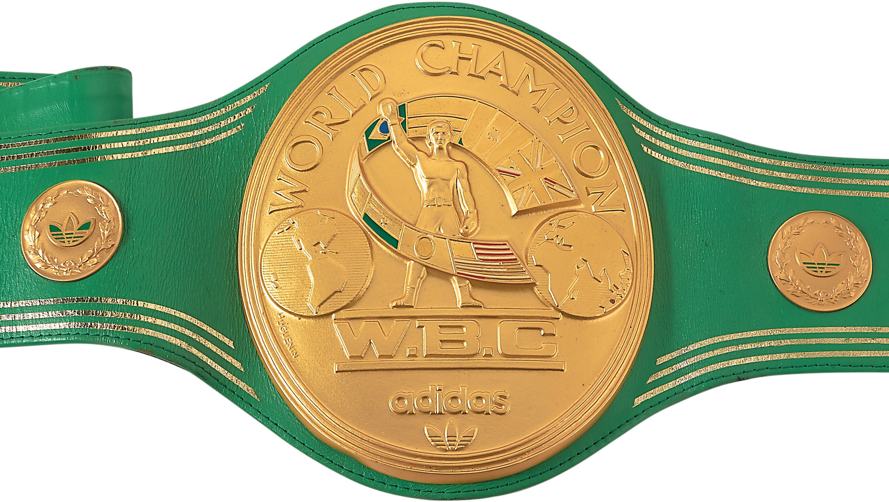 Muhammad Ali's 'Rumble in the Jungle' championship belt goes for